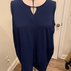 Navy shell/ tank top